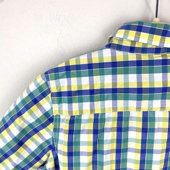 Baker by Ted Baker Plaid Short Sleeve Button Up 8 - Picture 9 of 10